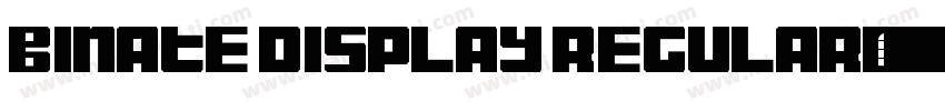 Binate Display Regular字体转换